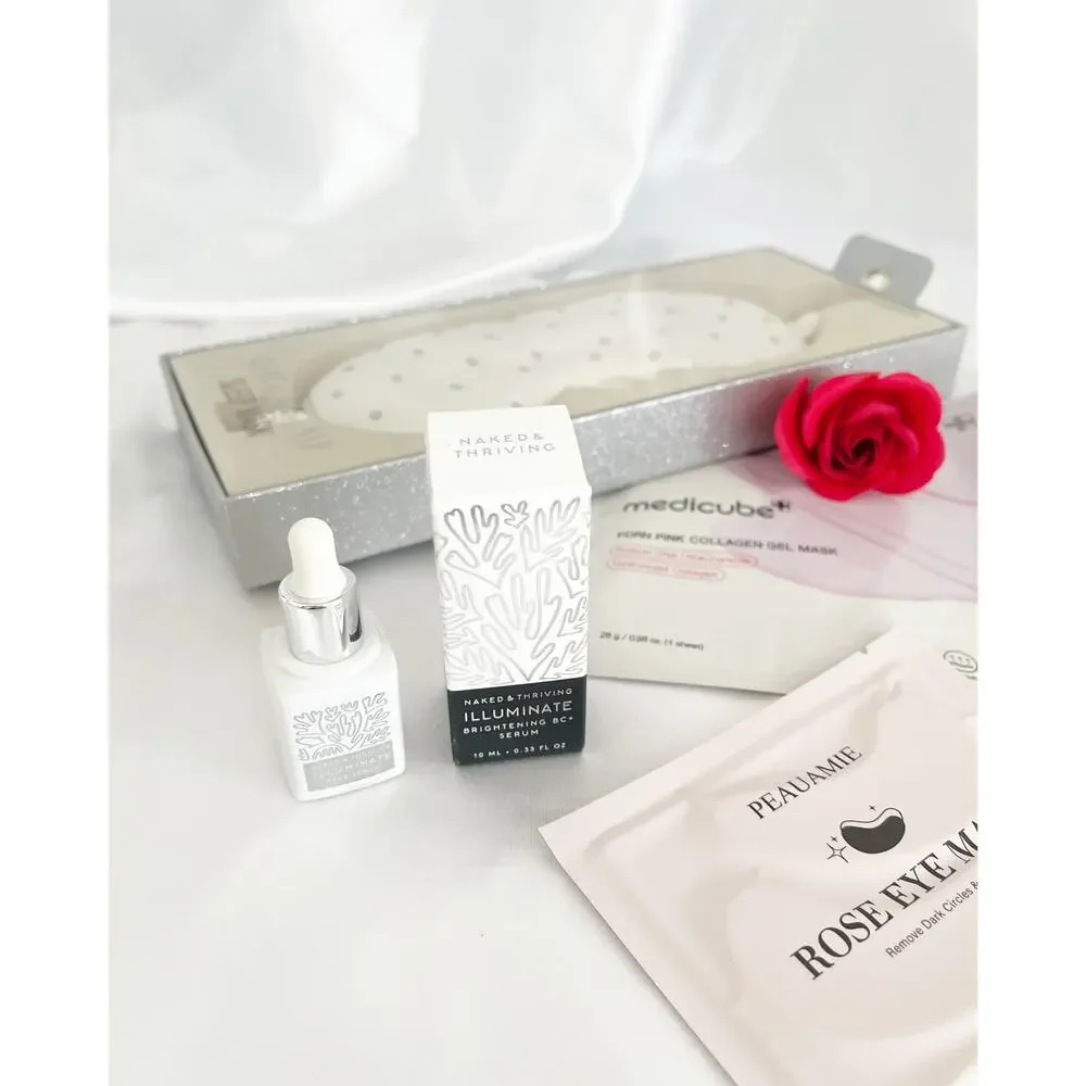 NAKED & THRIVING Illuminate Face Serum Hyaluronic Acid Organic Vegan Skin Care